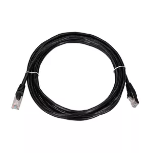 Network Cable Extralink LAN Patchcord Kat.5e RJ-45 3m Black