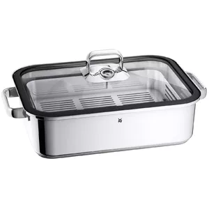 WMF Vitalis Steamer Pot 6.5 L Stainless Steel with Glass Lid