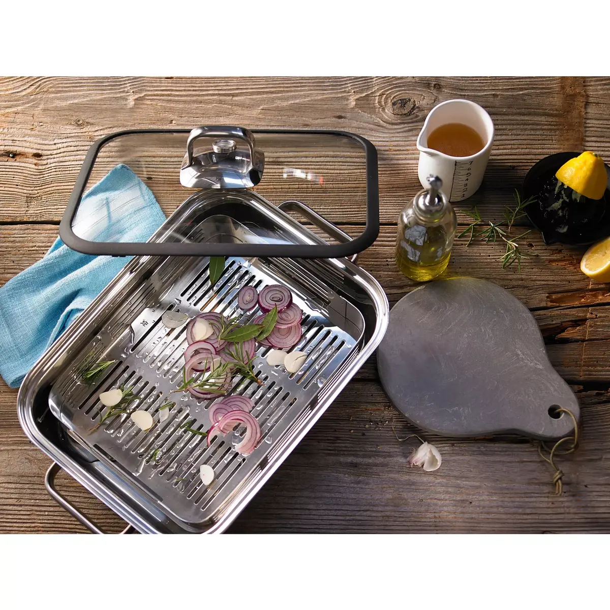 WMF Vitalis Steamer Pot 6.5 L Stainless Steel Photo 7
