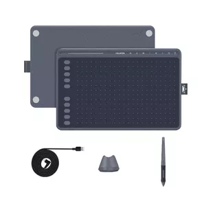 HUION HS611 grafiskās planšete Melns 5080 lpi 258,4 x 161,5 mm USB