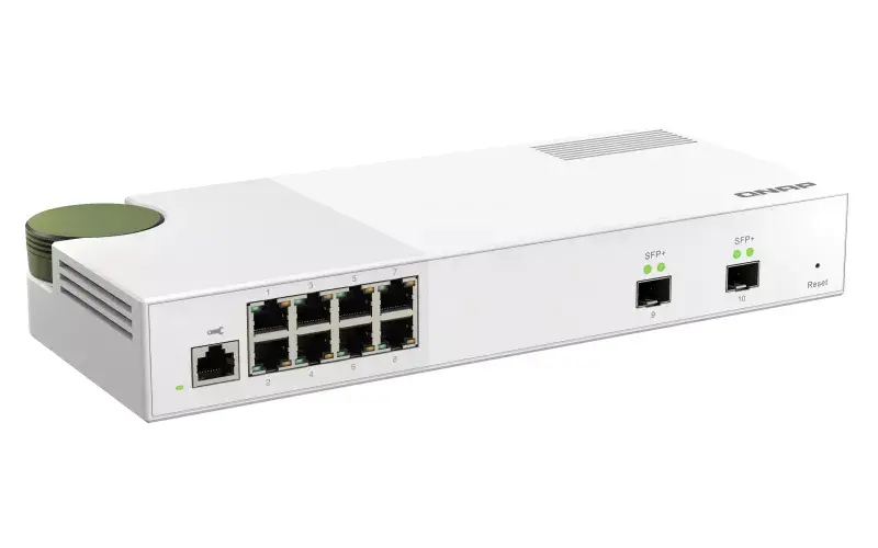 Управляемый L2 сетевой коммутатор QNAP QSW-M2108-2S Photo 5