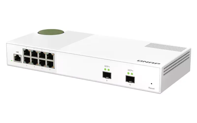 Управляемый L2 сетевой коммутатор QNAP QSW-M2108-2S Photo 6