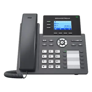 IP-телефон Grandstream GRP2604P — 3 линии, PoE, 2.48" сенсорный экран, гигабитный Ethernet, 6 VoIP аккаунтов