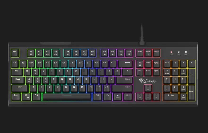 Mehāniskā spēļu tastatūra Genesis Thor 210