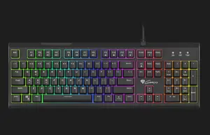 Mechanical Gaming Keyboard Genesis Thor 210 RGB USB Full-size 104 Keys Black Wired
