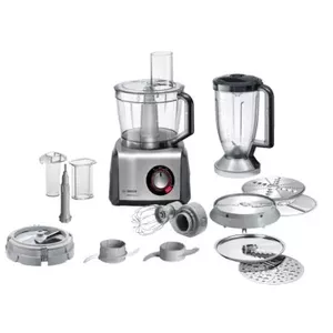 Food processor Bosch MC812M865 — 1250 W, 3.9 L bowl, black stainless steel