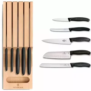 Kitchen Knife VICTORINOX SWISS CLASSIC IN-DRAWER KNIFE HOLDER beechwood 6.7143.5