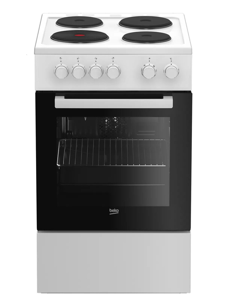 Brīvi stāvoša plīts Beko FSE56000GW Elektriskā
