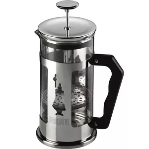 Bialetti 0003160 manuālais kafijas pagatavošanas rīks Franču nospiežamās kannas komplekts 0,35 L Melns, Nerūsējošs tērauds