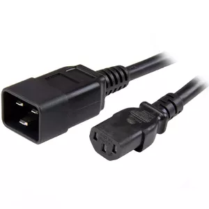 Power extension cord StarTech 6ft (1.8m) IEC 320 C13 to IEC 320 C20, 15A 125V, 14AWG, SJT