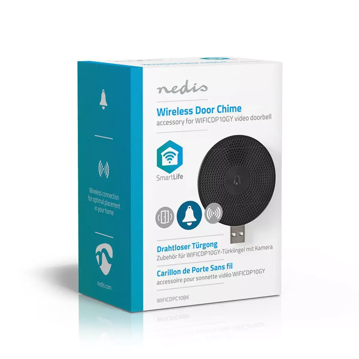 Nedis WIFICDPC10BK Wireless Doorbell Kit Photo 7