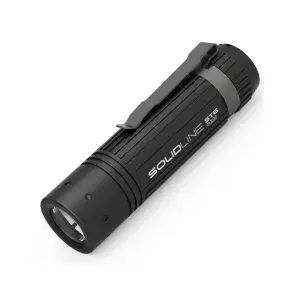 Ручной фонарь Ledlenser Solidline ST6 — алюминиевый корпус, 320 лм, IP54, NiMH AAA