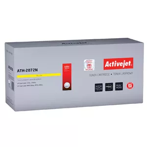 Yellow compatible toner cartridge ActiveJet ATH-2072N for HP printers, 700 pages, standard yield, single pack