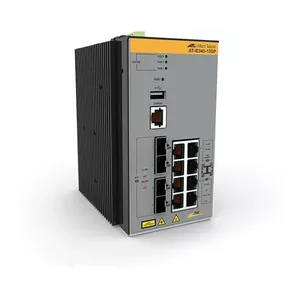 Allied Telesis AT-IE340-12GP-80 Managed L3 Gigabit Ethernet (10/100/1000) Power over Ethernet (PoE) Grey