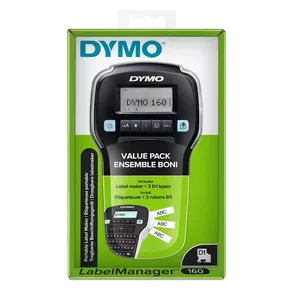 DYMO LabelManager 160 Value Pack met 3 D1-Bänder 12mm Qwertz