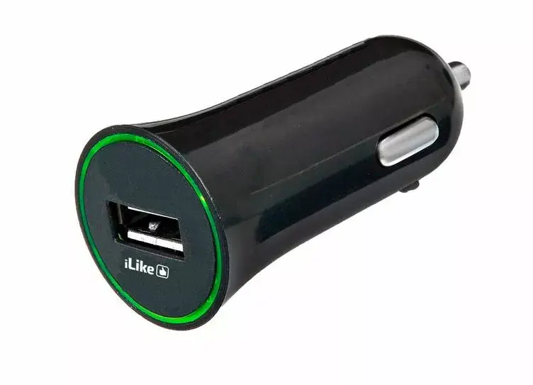 Car Charger iLike ICC01 Black 2.4A Photo 1
