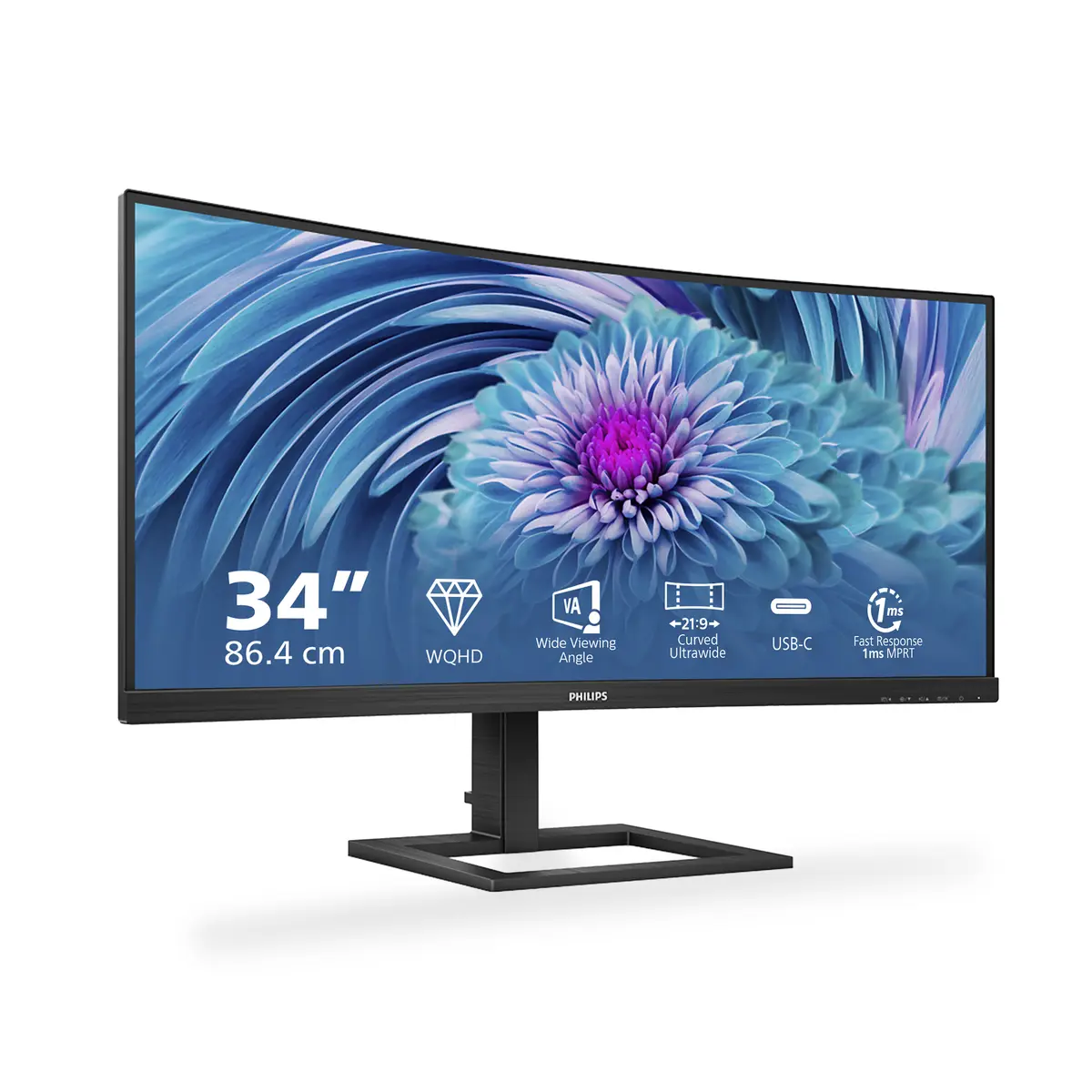 Philips E Line 346E2CUAE/00 Computer Monitor Photo 2