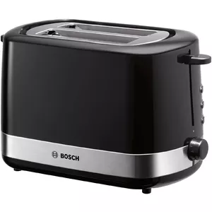 Bosch TAT7403 тостер 2 ломтик(а) 800 W Черный, Нержавеющая сталь