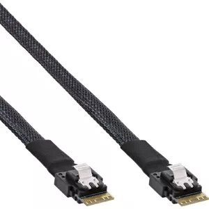 InLine Slim SAS cable InLine 27642A SFF-8654 to SFF-8654 0.5m