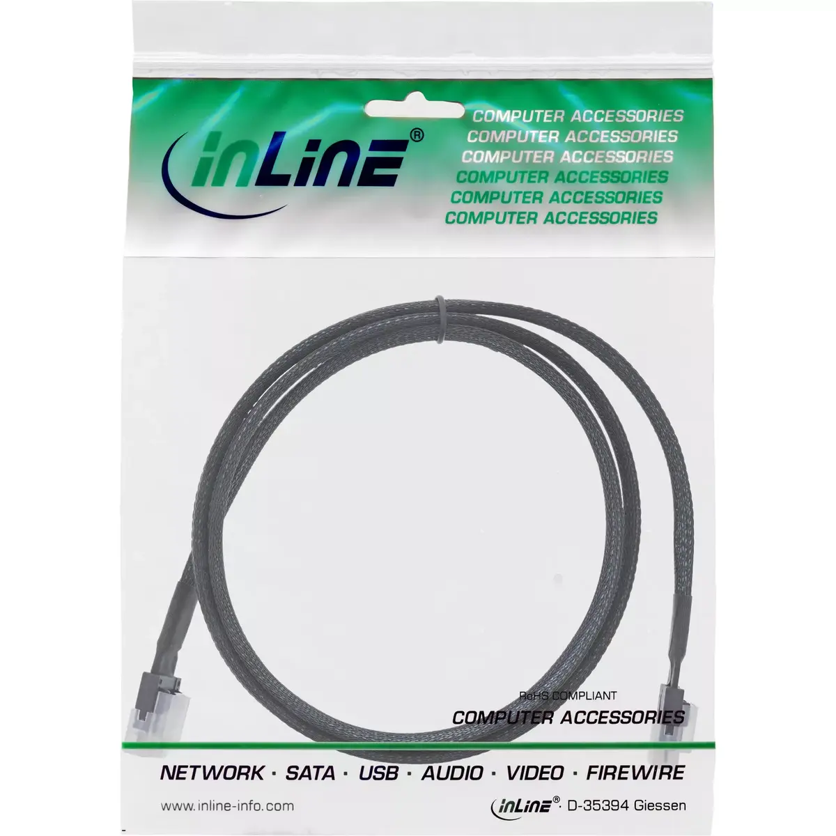 Кабель InLine Slim SAS InLine 27642A Photo 3
