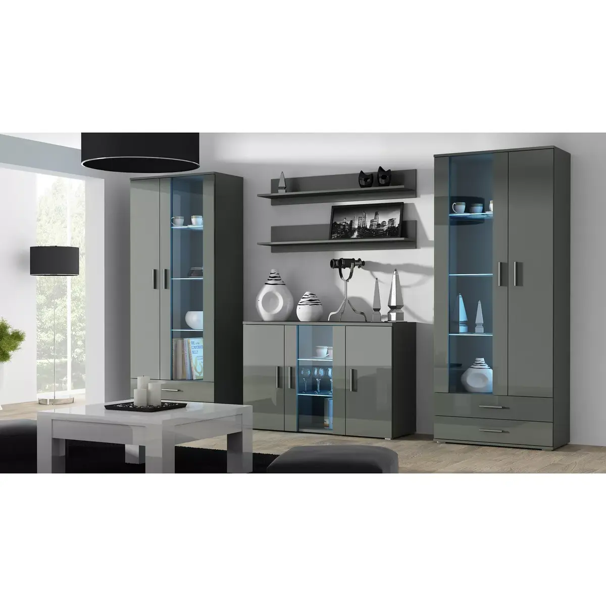 Displeja skapis cama meble SOHO S6 2D2S Photo 5
