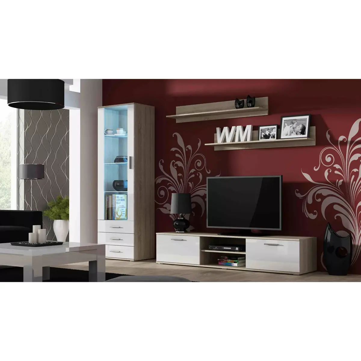 Stikla skapītis cama meble SOHO S1 Photo 3
