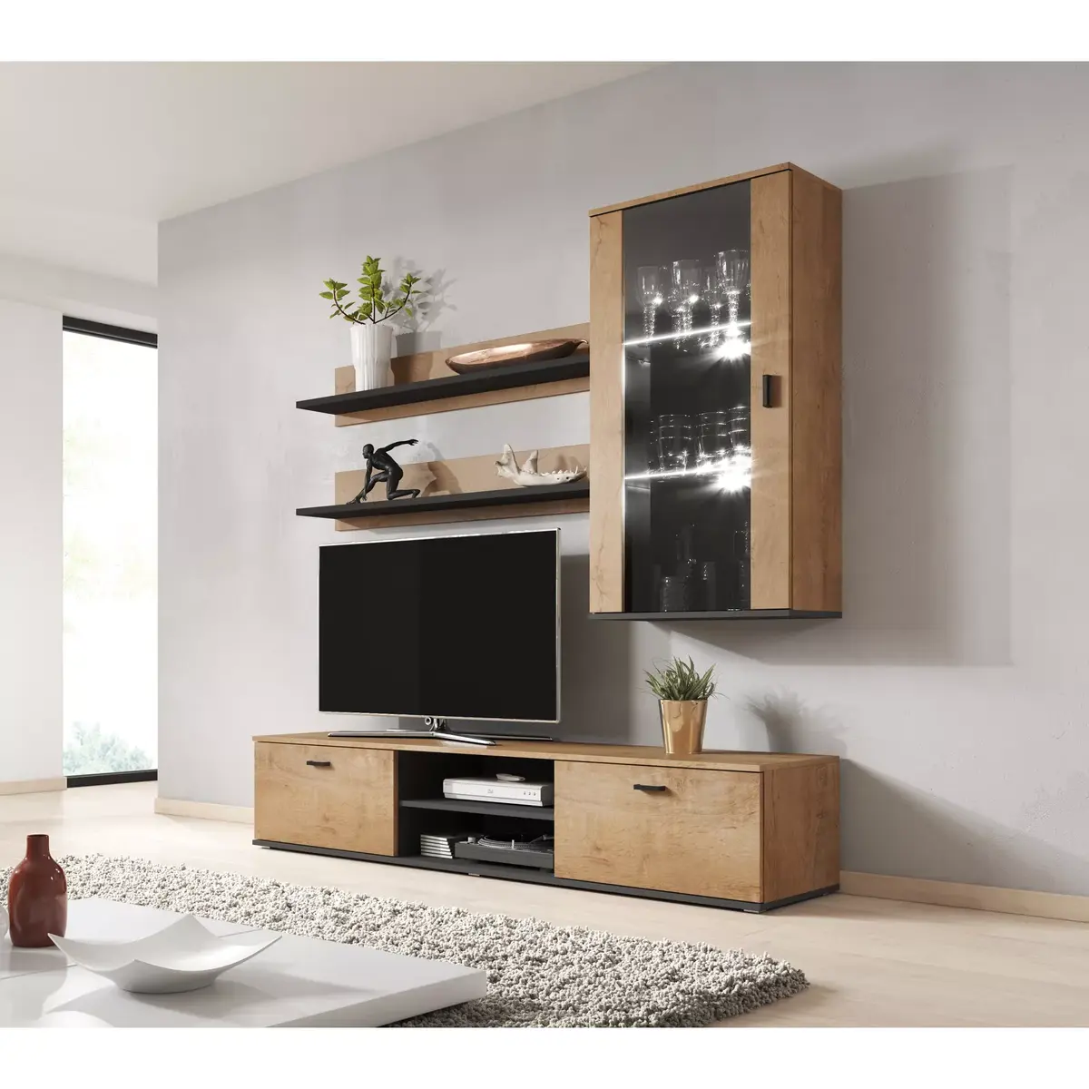 Cama Meble SOHO sienas vitrīna 600×290×1150 Photo 5