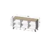 Skapis Cama Meble LOTTA 150 3D Photo 2