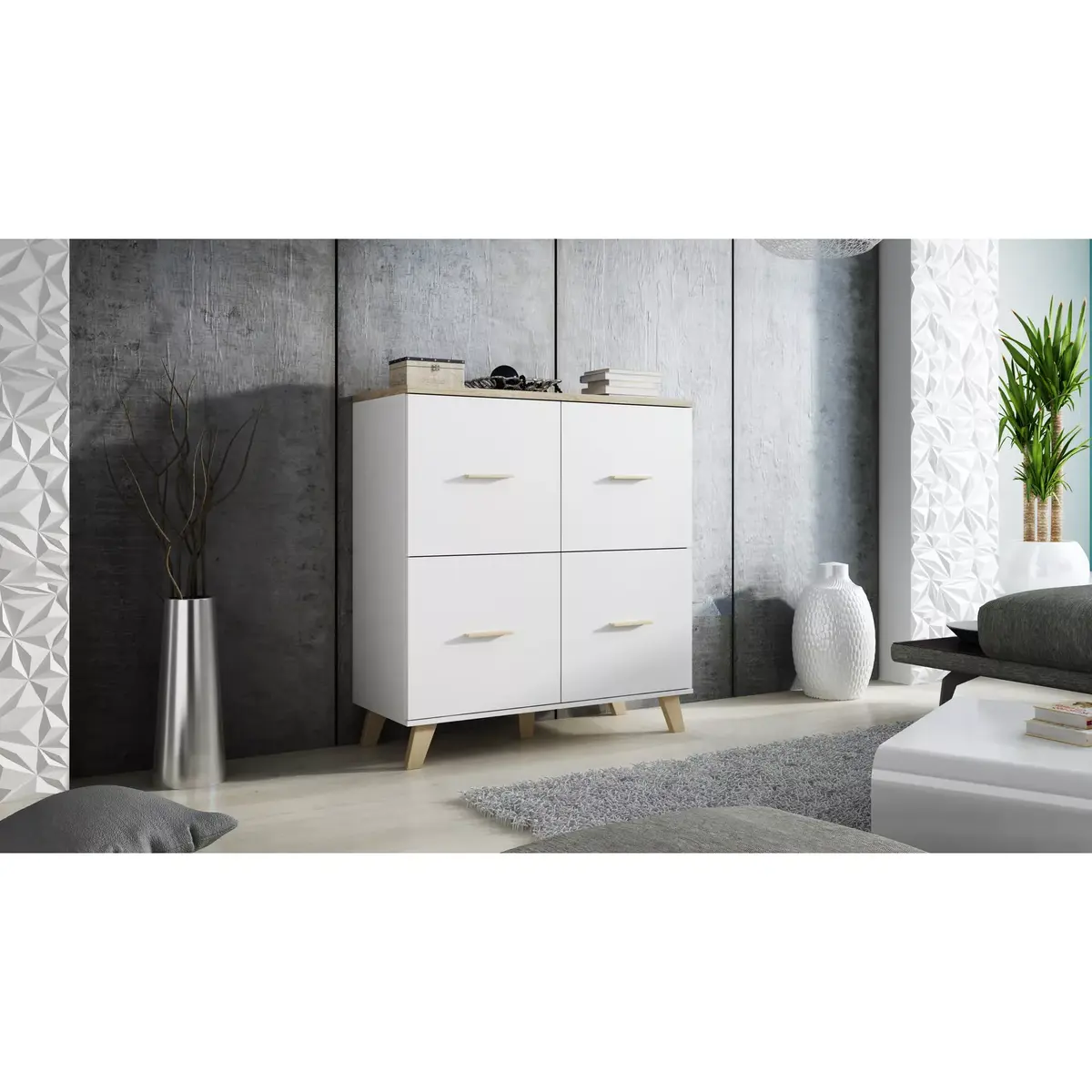 Skapītis cama meble LOTTA 110 4D Photo 6