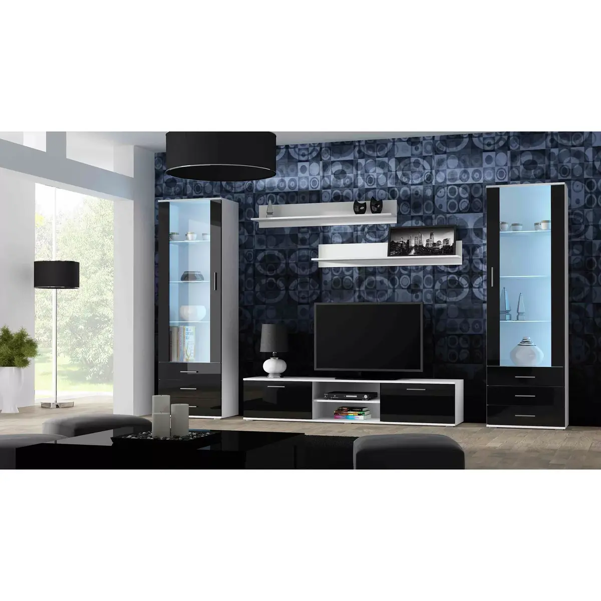 Floating wall shelf set Cama Meble SOHO 125 cm Photo 8