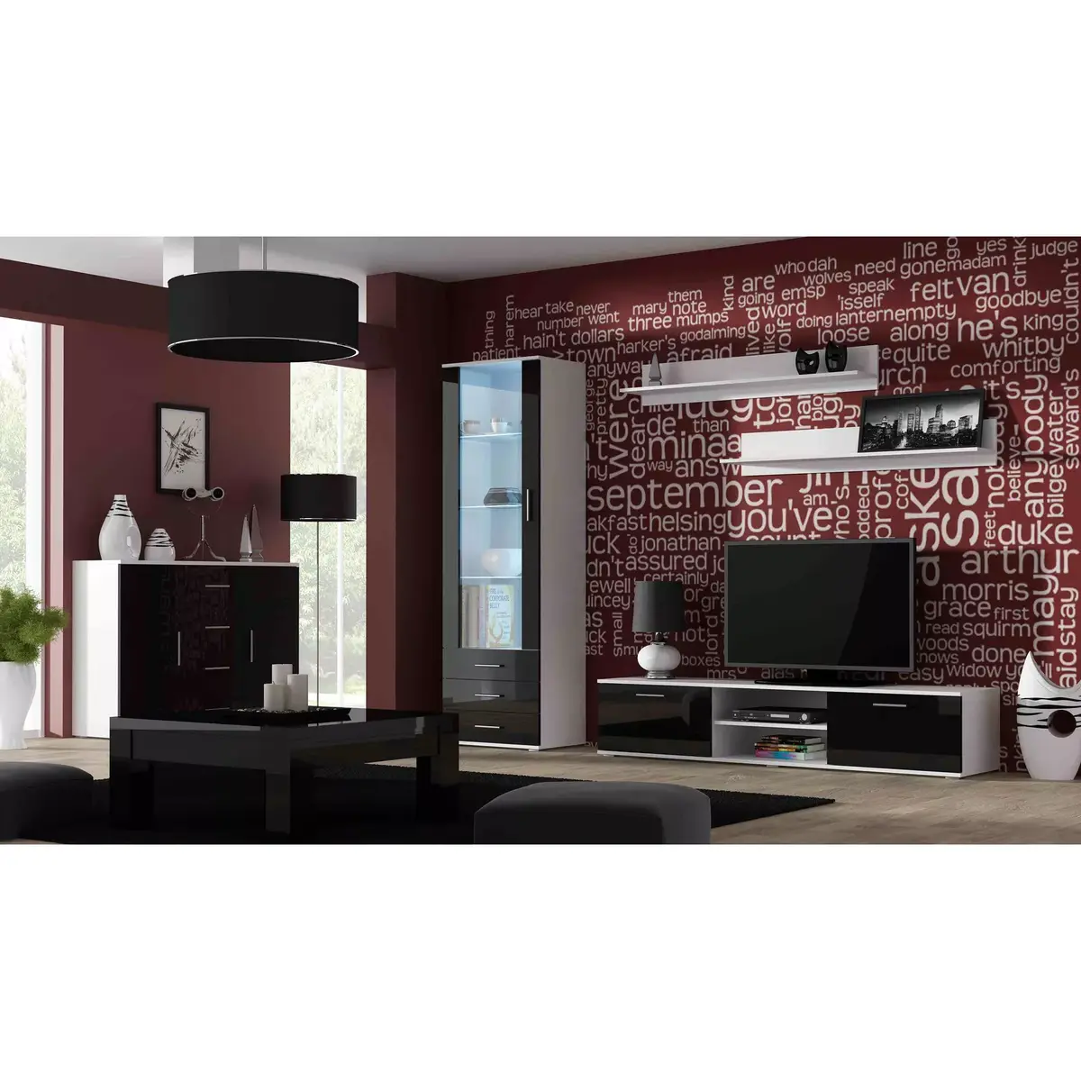 Floating wall shelf set Cama Meble SOHO 125 cm Photo 10
