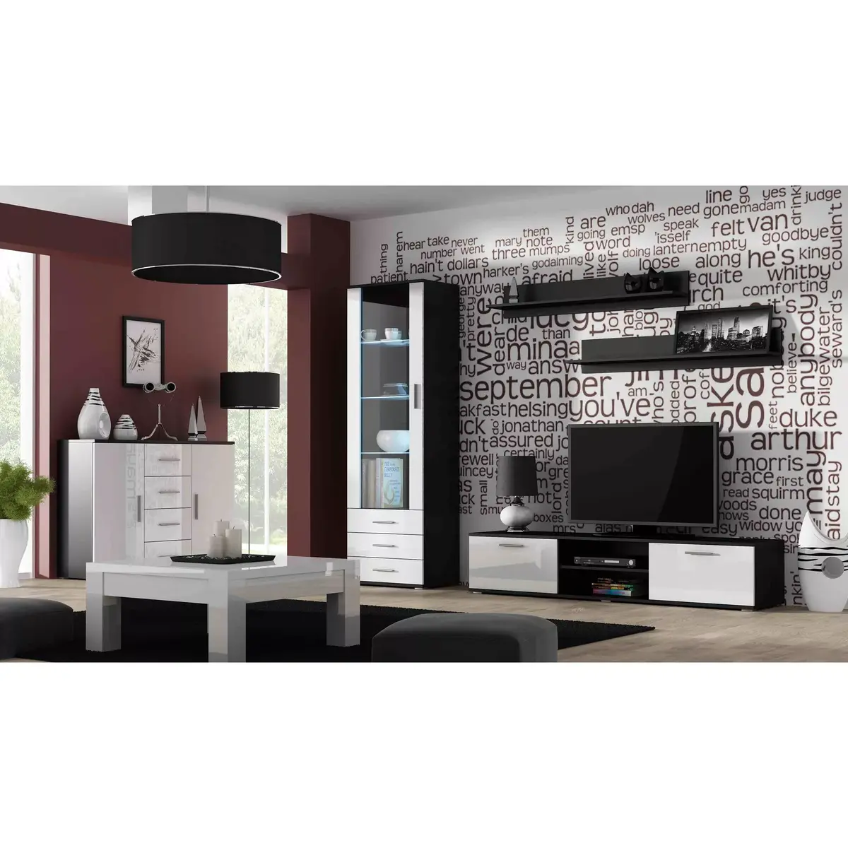 Floating wall shelf set Cama Meble SOHO 125 cm Photo 9