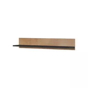 Набор навесных полок Cama Meble SOHO lefkas oak/black, 1250×200×200 мм, ДСП