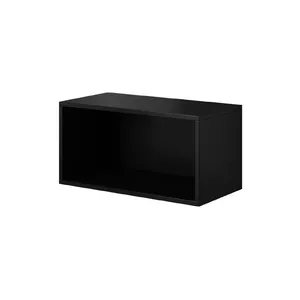 Шкаф-стеллаж cama meble ROCO RO4 75×39×37 см открытый напольный пристенный, чёрный