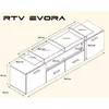 TV skapis cama meble EVORA 200 Photo 2