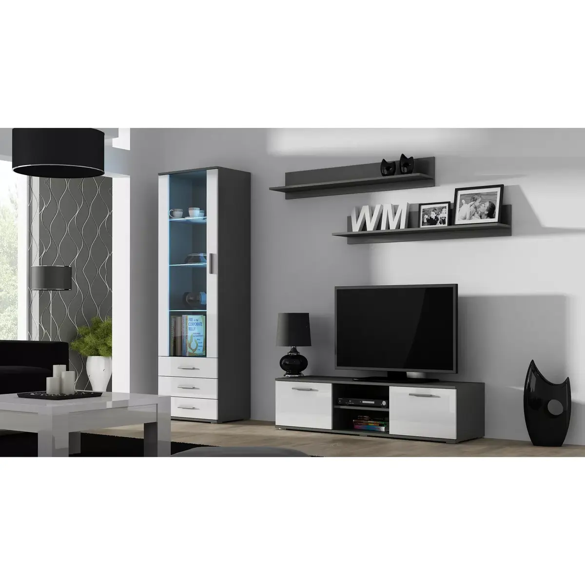 cama meble SOHO 140 TV plaukts Photo 2