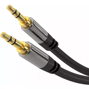 Stereo jack kabelis PREMIUMCORD 3,5 mm uz 3,5 mm vīrietis–vīrietis, 5 m garums