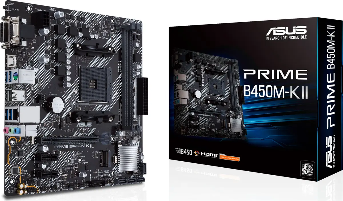 Pamatplate ASUS Prime B450M-K II AMD