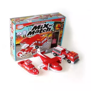 Transportlīdzekļu komplekts Popular Playthings Mix or Match Vehicles Fire and Rescue