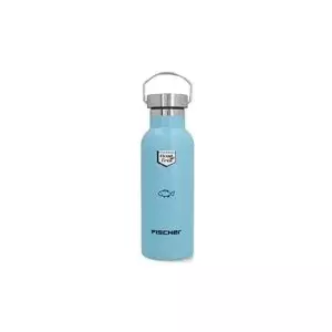 Nerūsējošā tērauda ūdens pudele FISCHER 50439 — viegla, zila
