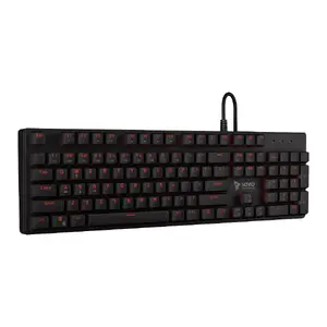 SAVIO Tempest RX Full Mechanical Gaming Keyboard, Outemu Red Switches, USB, QWERTY, Black