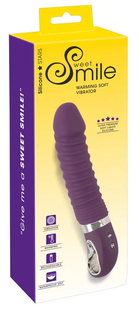 Sildošs mīkstais vibrators Sweet Smile silikona