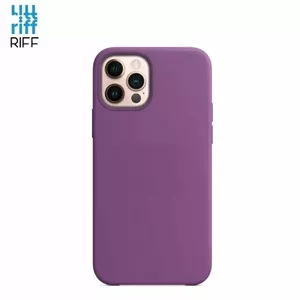 Back cover case Riff for Apple iPhone 12 Mini — purple slim soft silicone