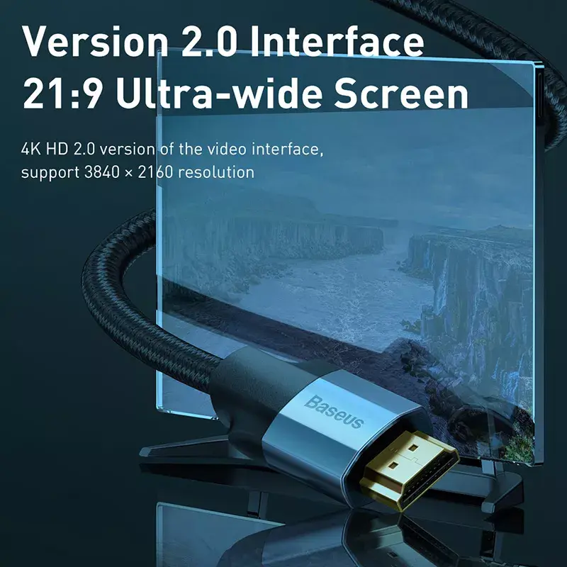 HDMI kabelis Baseus Visual Enjoyment 2m Photo 12