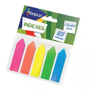 Forpus FO42037 Note Paper Rectangle Multicolour 25 Sheets Self-adhesive