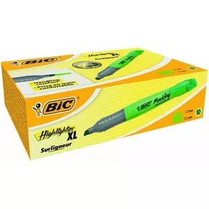 Teksta marķieris BIC, 1,7-5,1 mm, ar kaltu galu, zaļš 1212-010 1 gab.