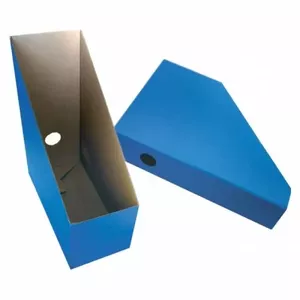 Vertikāla paplāte SMLT, 115x245x300 mm, zila, kartona, zaļa 1003-003