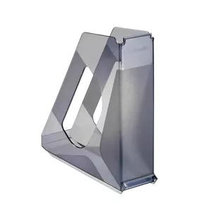 Magazine file Esselte Europost plastic, black/transparent, 72×260×256 mm for A4
