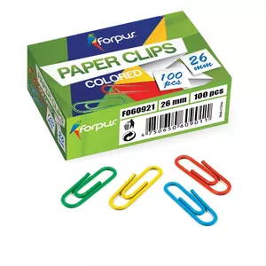 Paper Clip Forpus FO60921 Multicolour 100 pcs