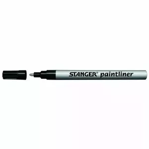 Marķieris Stanger Paintliner B10 sudraba, uzgalis 1–2 mm precīzai līniju atzīmēšanai